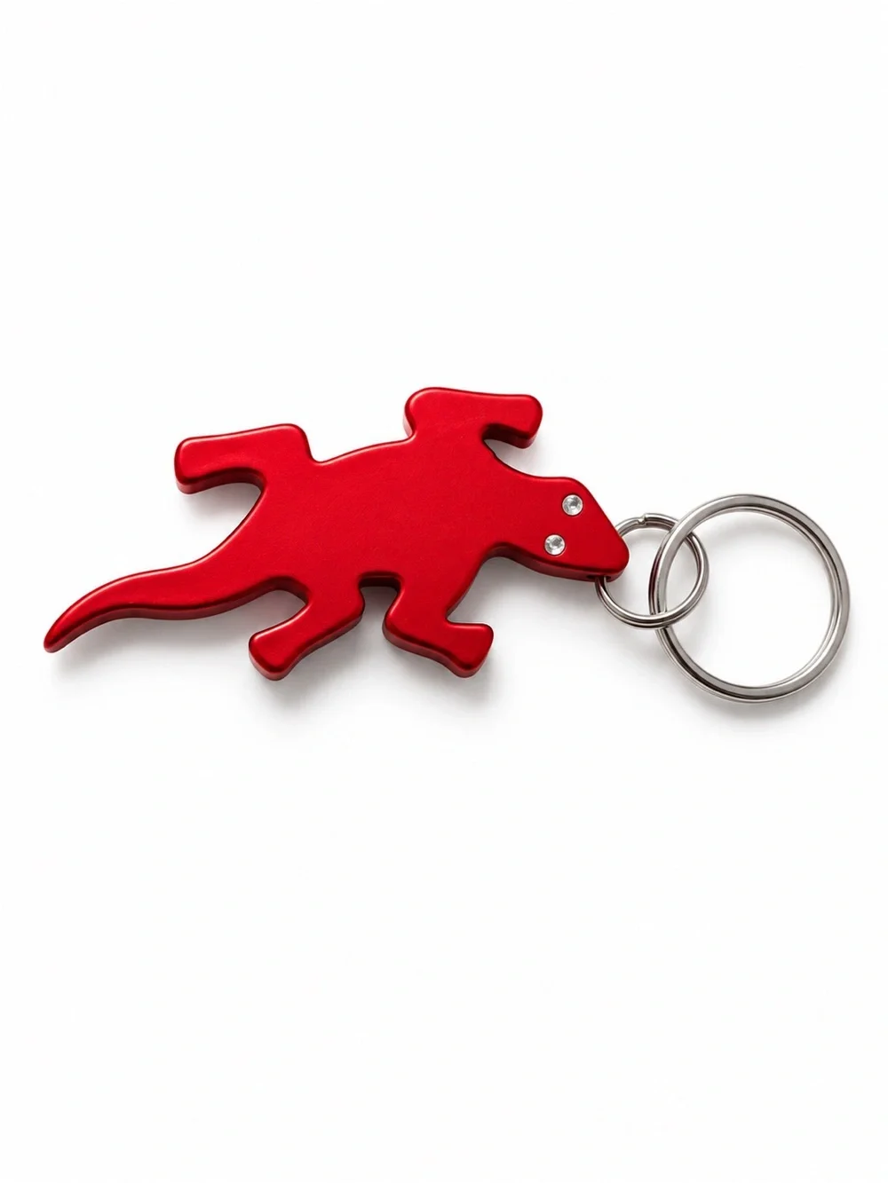 Kona Brewing Co Red Metal Bottle Opener Keychain Gecko Beer Collectible